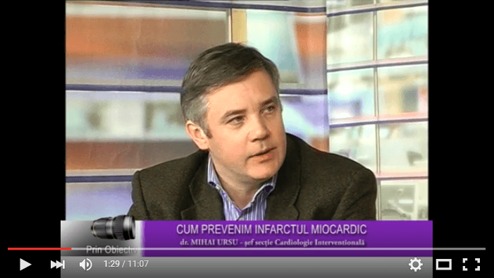 Cum prevenim infarctul miocardic – Interviu cu dr. Mihai Ursu