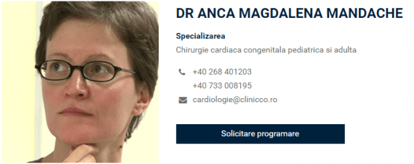 [VIDEO] Despre defectul septal interatrial, cu dr. Anca Mandache, Clinicco Brasov