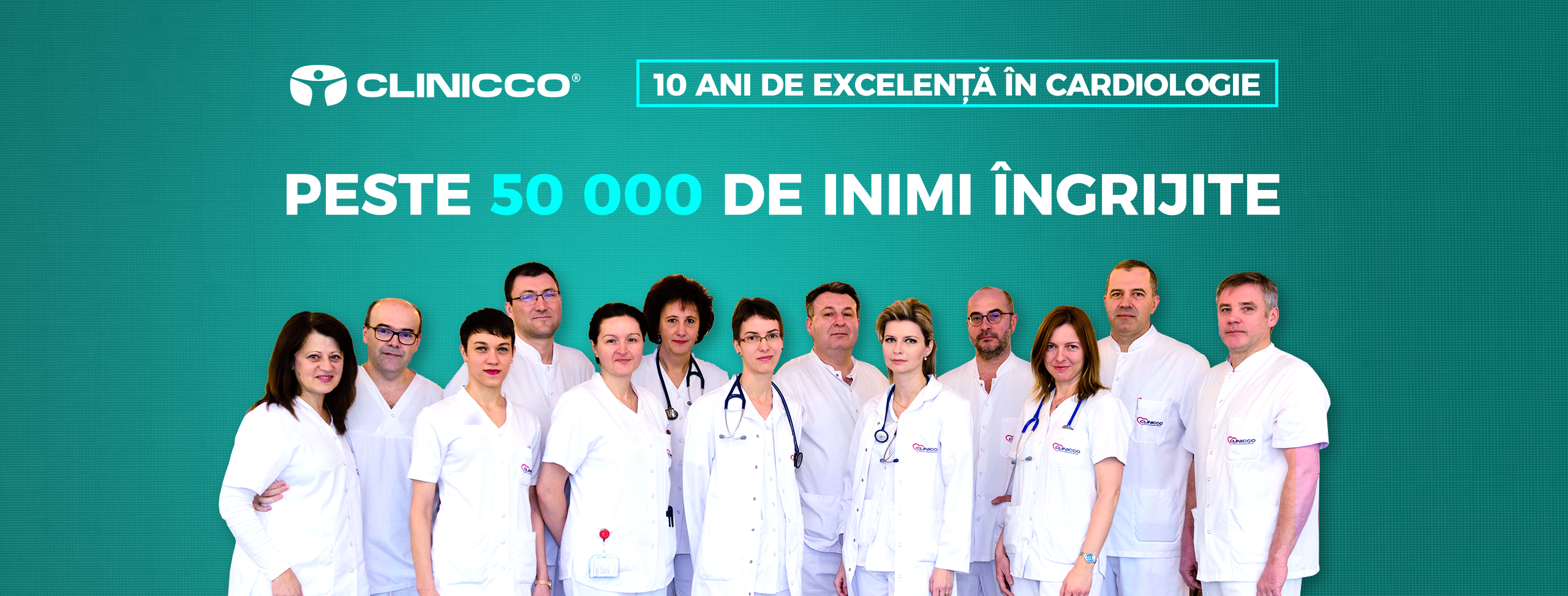 10 ani de excelență în cardiologie, peste 50 000 de inimi îngrijite la Clinicco Brașov