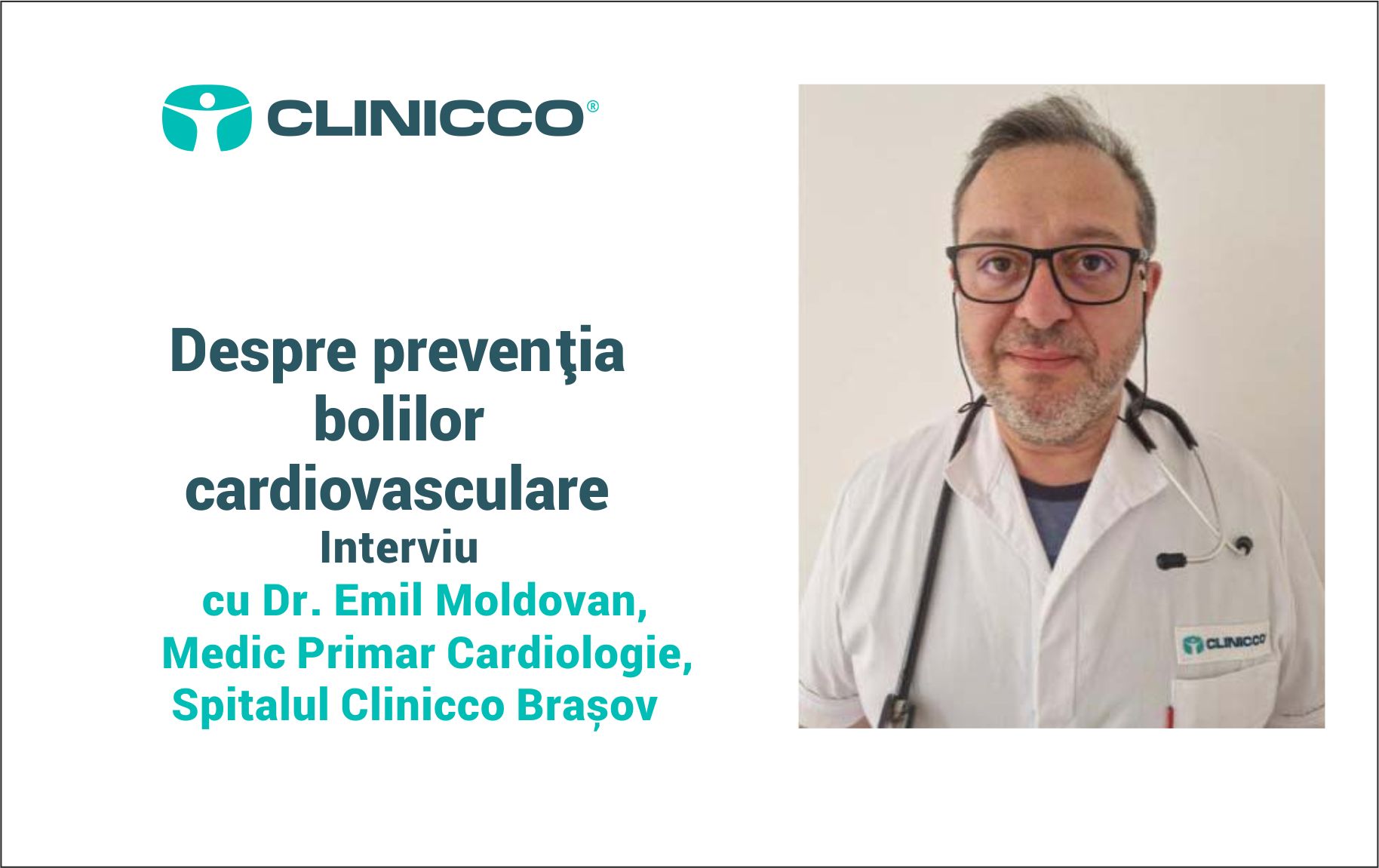 Despre prevenția bolilor cardiovasculare cu Dr. Emil Moldovan