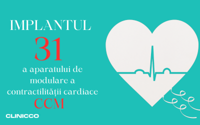 Clinicco Anunță Realizarea Implantului cu Numărul 31 al Aparatului de Modulare a Contractilității Cardiace!