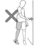Don't twist your legs and body excessively